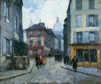  Rue Animee vers le Sacre Coeur, Paris 